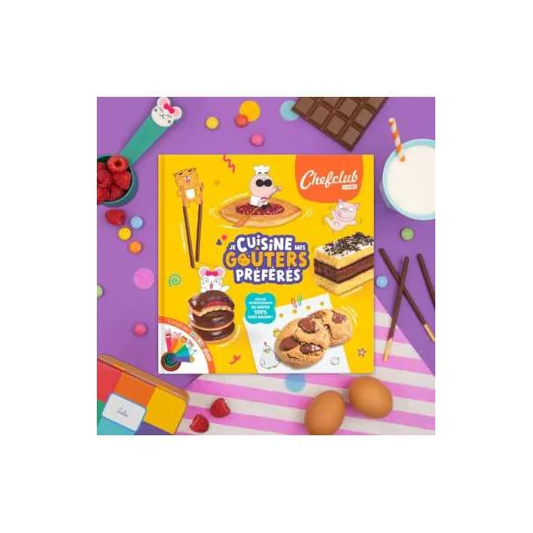Livre Chefclub Je Cuisine mes Goûters Préférés | Recettes dès 4 ans