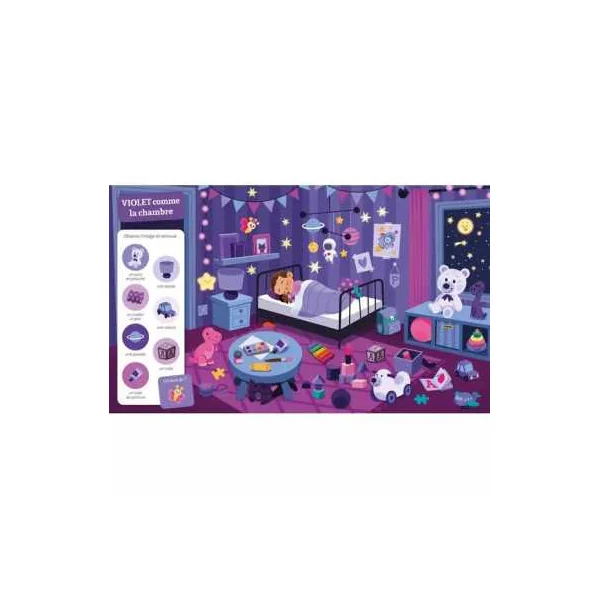 Livre Cherche et trouve des tout-petits Les couleurs - Auzou