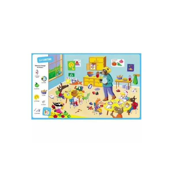 Livre Cherche et trouve des tout-petits P'tit Loup vive l'école - Auzou