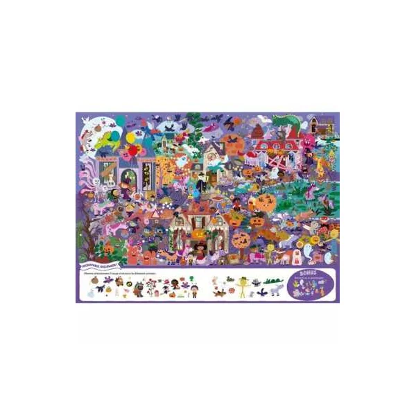 Livre Cherche et trouve géant Au royaume des licornes - Auzou