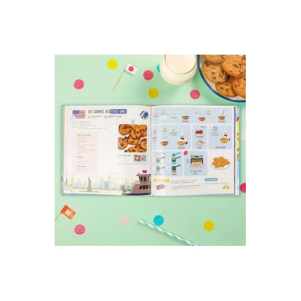 Livre de Cuisine Monde Chefclub Kids - Recettes Enfant dès 4 ans