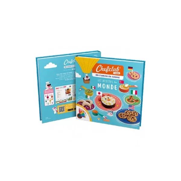 Livre de Cuisine Monde Chefclub Kids - Recettes Enfant dès 4 ans