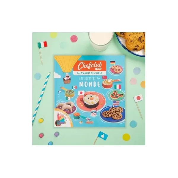 Livre de Cuisine Monde Chefclub Kids - Recettes Enfant dès 4 ans