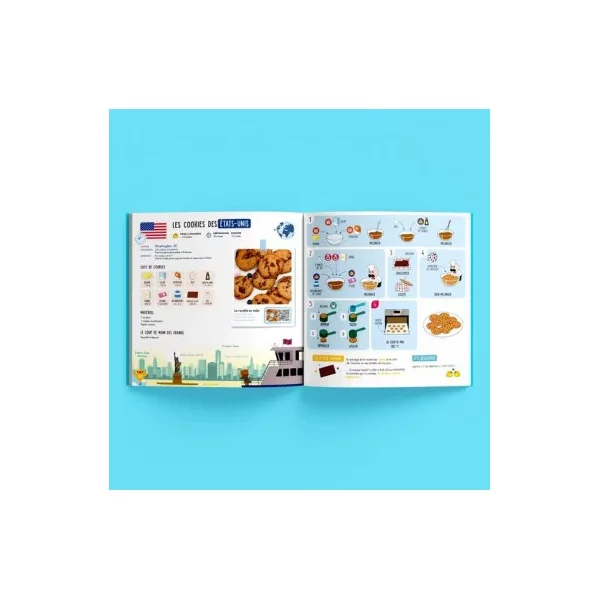 Livre de Cuisine Monde Chefclub Kids - Recettes Enfant dès 4 ans