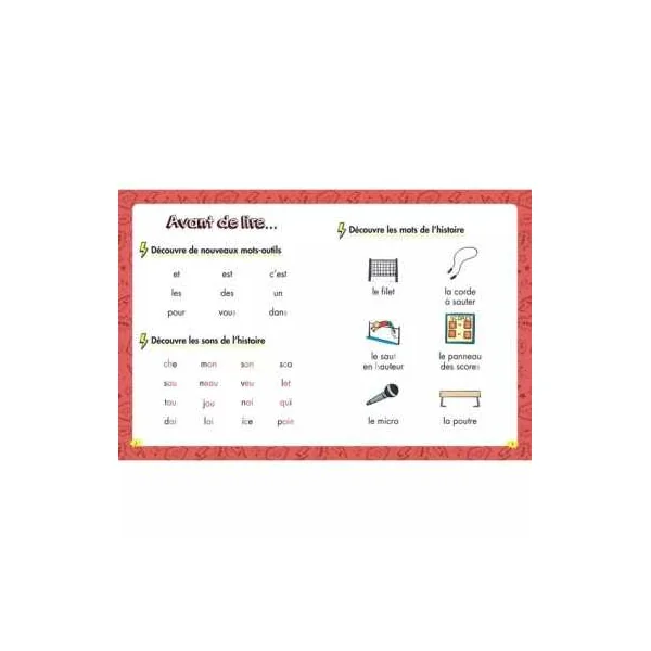 Livre Les Héros du CP niveau 2 - Les supers sportifs - Auzou