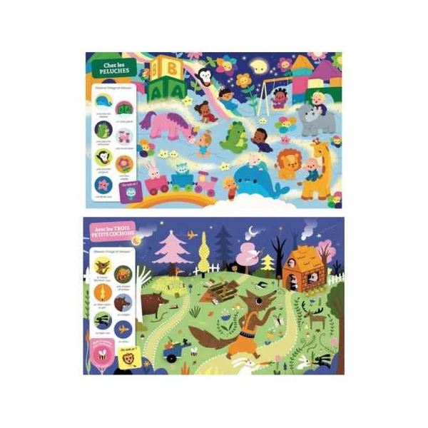 Livre Mes 20 Cherche et trouve des tout-petits dans le noir - Auzou