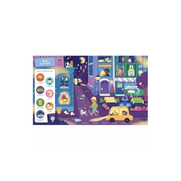 Livre Mes 20 Cherche et trouve des tout-petits dans le noir - Auzou