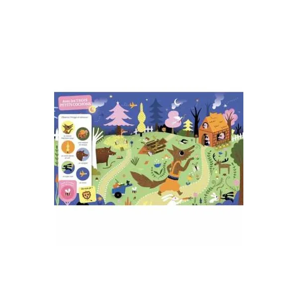 Livre Mes 20 Cherche et trouve des tout-petits dans le noir - Auzou