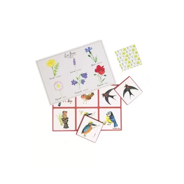 Loto de la nature le jardin du moulin - jeu Moulin Roty - LaPouleAPois.fr