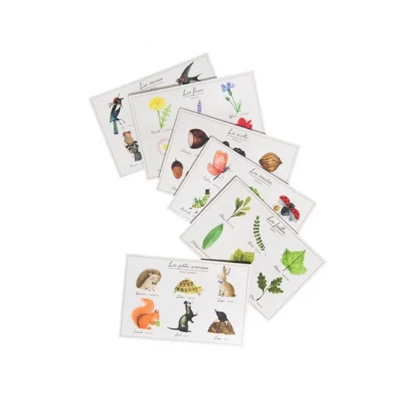 Loto de la nature le jardin du moulin - jeu Moulin Roty - LaPouleAPois.fr