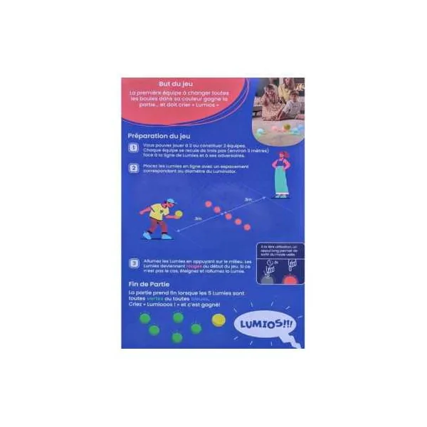 Lumios - Jeu de boules lumineuses - Jeu d'ambiance - De 4 à 99 ans