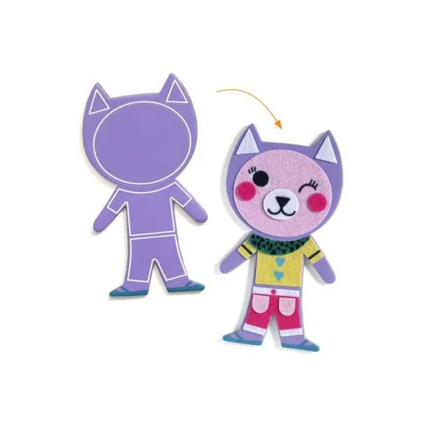 Magnets à décorer Funky Family - Do It Yourself - Djeco