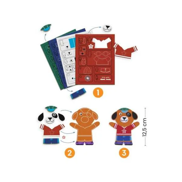 Magnets à décorer Funky Family - Do It Yourself - Djeco