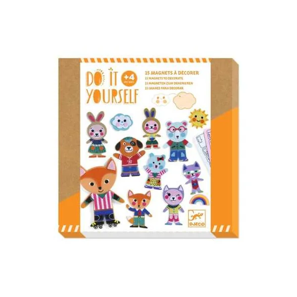Magnets à décorer Funky Family - Do It Yourself - Djeco