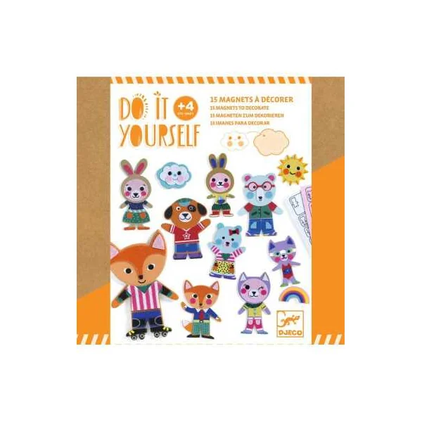 Magnets à décorer Funky Family - Do It Yourself - Djeco