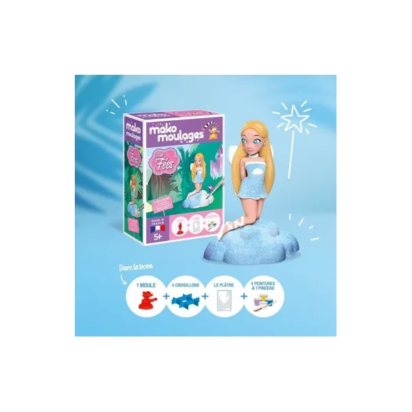 Mako Moulages Ma Fée de l'Air | Kit Créatif enfant dès 5 ans