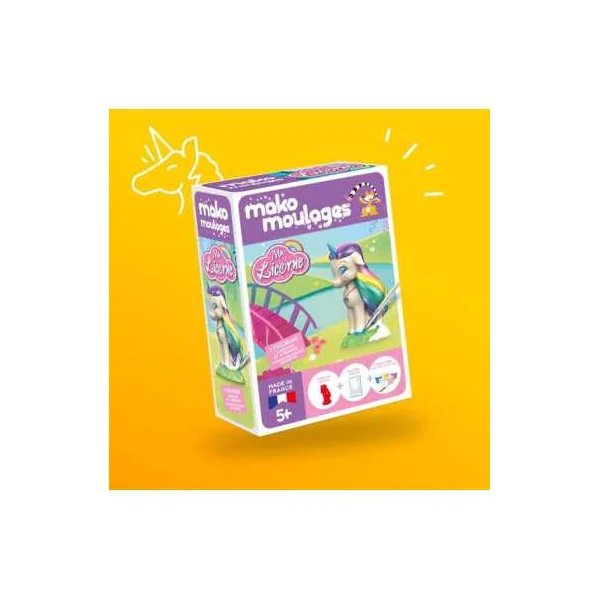Mako Moulages Ma Licorne Arc-en-Ciel | Kit Créatif dès 5 ans