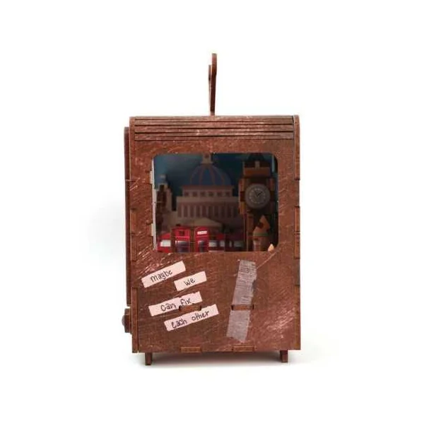Maquette 3D TV Londres - Graine Créative - DIY créatif - Dès 8 ans