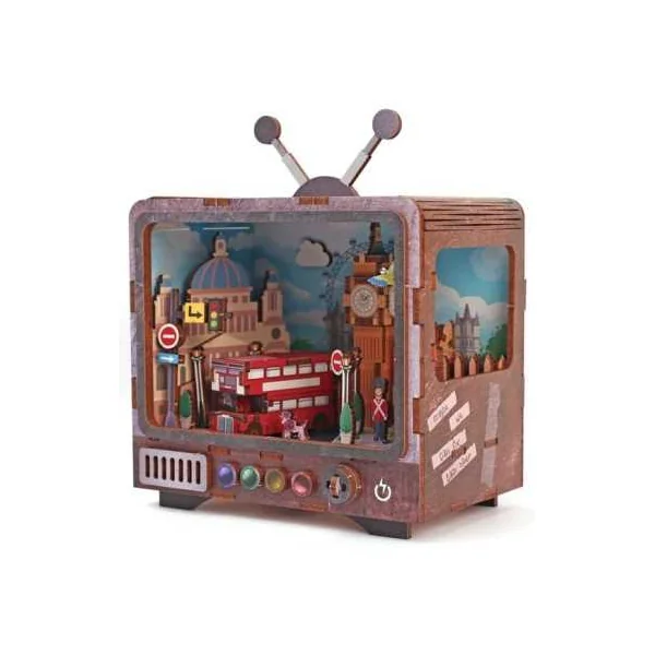 Maquette 3D TV Londres - Graine Créative - DIY créatif - Dès 8 ans