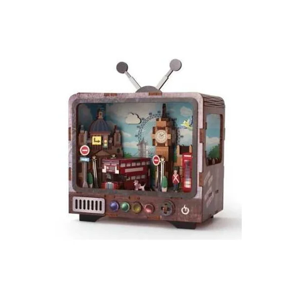 Maquette 3D TV Londres - Graine Créative - DIY créatif - Dès 8 ans