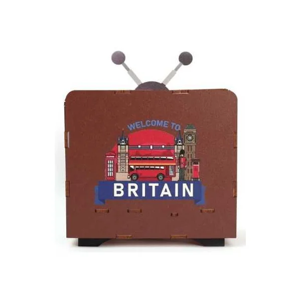 Maquette 3D TV Londres - Graine Créative - DIY créatif - Dès 8 ans