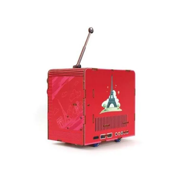 Maquette 3D TV Paris - Graine Créative - DIY créatif - Dès 8 ans