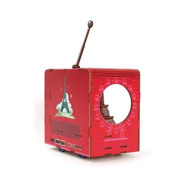 Maquette 3D TV Paris - Graine Créative - DIY créatif - Dès 8 ans