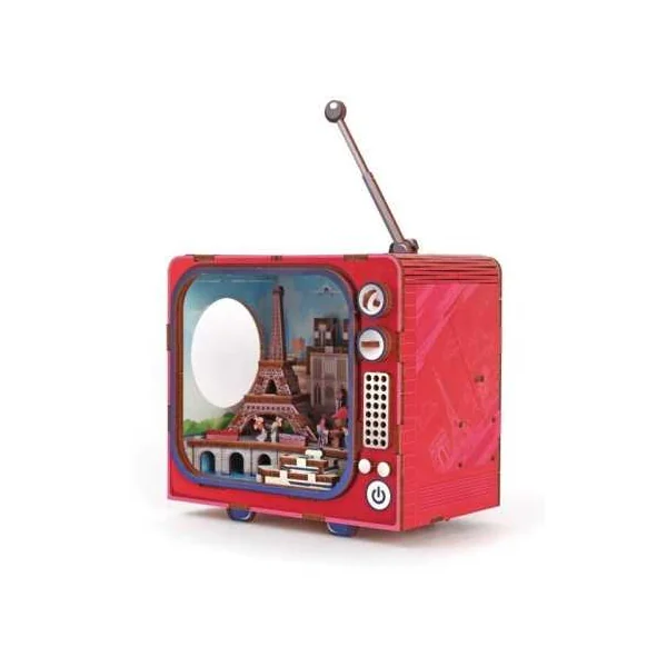 Maquette 3D TV Paris - Graine Créative - DIY créatif - Dès 8 ans