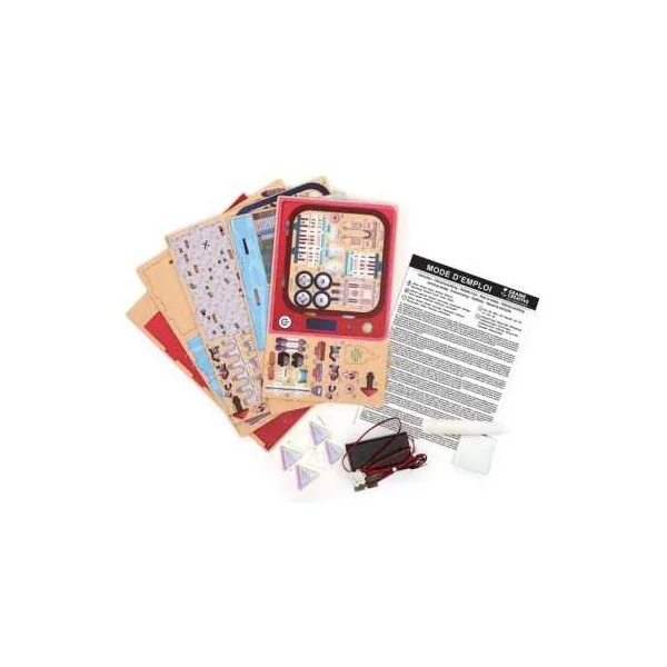 Maquette 3D TV Paris - Graine Créative - DIY créatif - Dès 8 ans