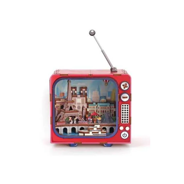 Maquette 3D TV Paris - Graine Créative - DIY créatif - Dès 8 ans