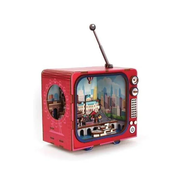 Maquette 3D TV Paris - Graine Créative - DIY créatif - Dès 8 ans