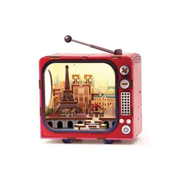 Maquette 3D TV Paris - Graine Créative - DIY créatif - Dès 8 ans