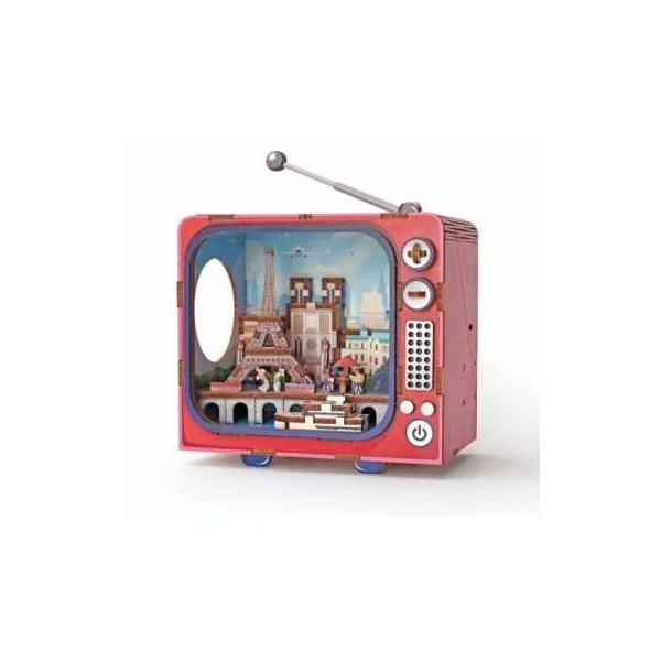 Maquette 3D TV Paris - Graine Créative - DIY créatif - Dès 8 ans