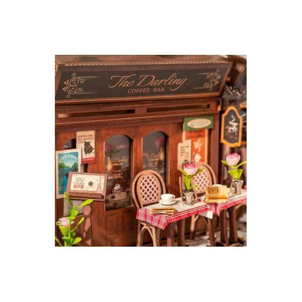 Maquette Book Nook Arcade Dating Rolife | Puzzle 3D Bois 14 ans+