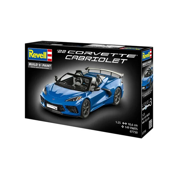 Maquette Corvette C8 cabriolet Echelle 1:25 Level 3 - Revell