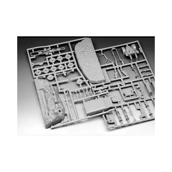 Maquette KRUPP PROTZE KFZ 69 with 3,7CM PAK Véhicule militaire Level 4 échelle 1:76 - Revell