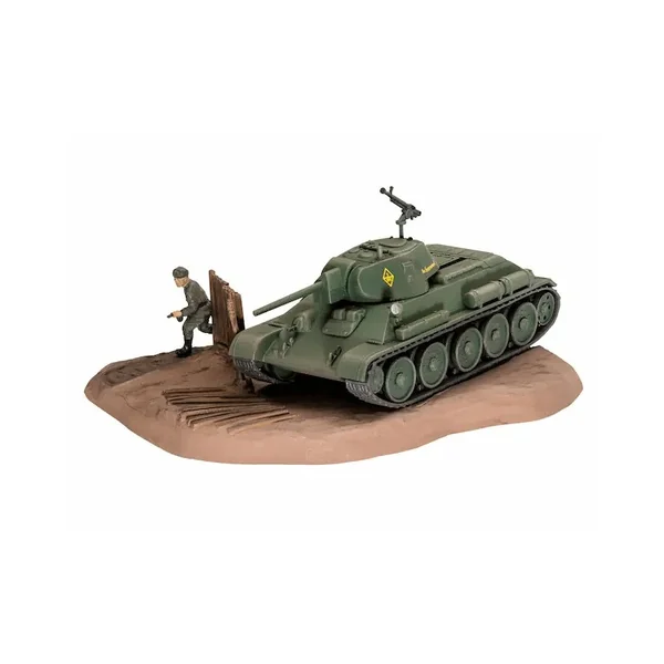 Maquette T-34/76 MODELL 1940 Char militaire Level 4 échelle 1:76 - Revell