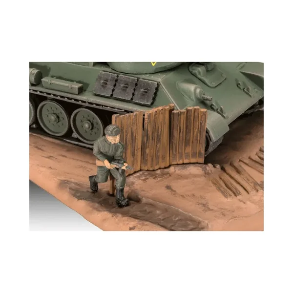 Maquette T-34/76 MODELL 1940 Char militaire Level 4 échelle 1:76 - Revell