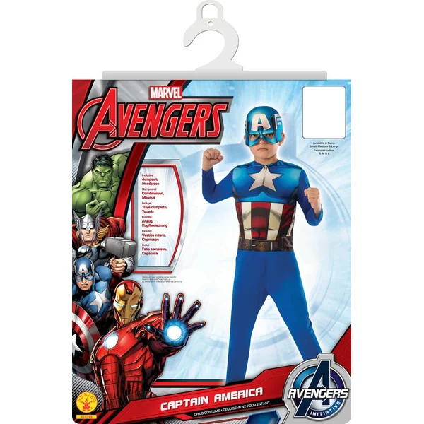 MARVEL - AVENGERS - DEGUISEMENT - CAPTAIN AMERICA - TAILLE M 5-6 ANS