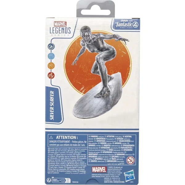 MARVEL LES QUATRE FANTASTIQUES PREMIERS PAS FIGURINE SURFER D'ARGENT 15 CM