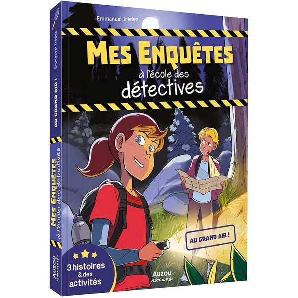 MES ENQUETES A L'ECOLE DES DETECTIVES - AU GRAND AIR ! - 3 HISTOIRES ET DES ACTIVITES