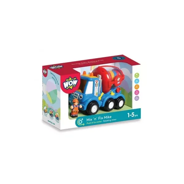 Mike le Camion Toupie WOW Toys - Jouet de Chantier dès 18 mois | La Poule à Pois