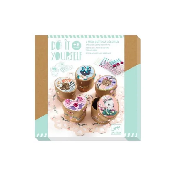 Mini boites à décorer Adorables - Do it Yourself - Djeco