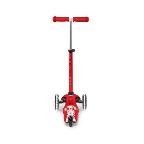 Mini Micro Deluxe LED Rouge | Trottinette 3 Roues Enfant 2-5 ans