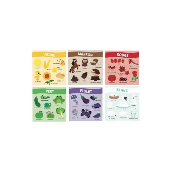 Mon livre des odeurs et des couleurs la nature - Auzou