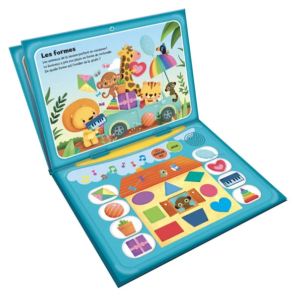 Mon livre tablette 100 sons : Premiers apprentissages - 1 2 3 Soleil