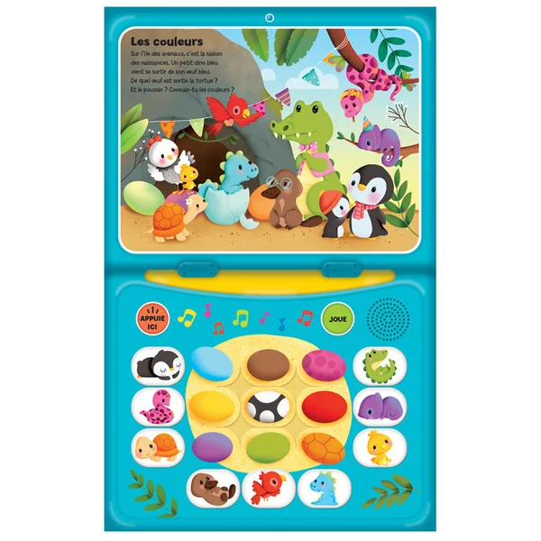 Mon livre tablette 100 sons : Premiers apprentissages - 1 2 3 Soleil