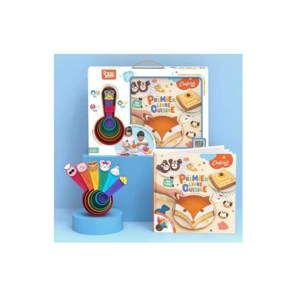 Mon Premier Livre de Cuisine Chefclub Kids | Kit + Tasses 4 ans+