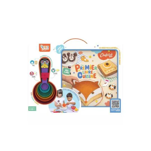 Mon Premier Livre de Cuisine Chefclub Kids | Kit + Tasses 4 ans+