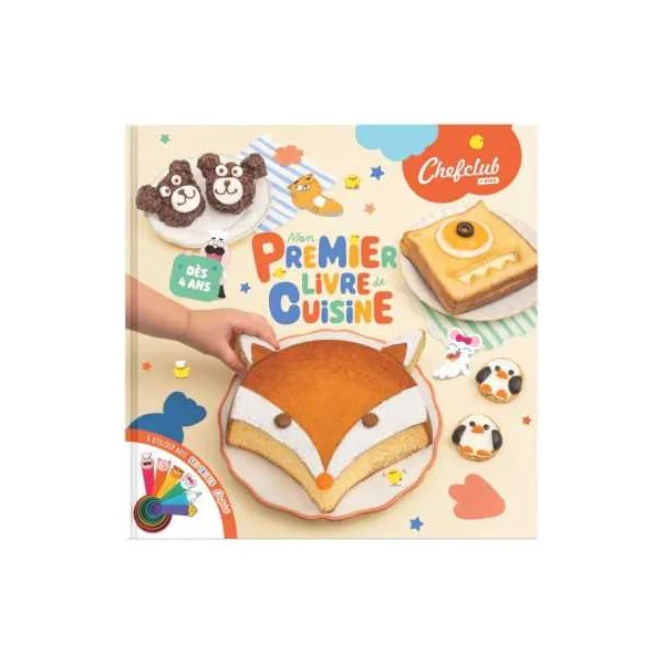 Mon Premier Livre de Cuisine Chefclub Kids | Kit + Tasses 4 ans+